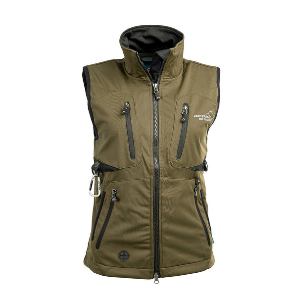 Arrak Ladies Acadia Softshell Vest - Olive – Redline K-9 Canada