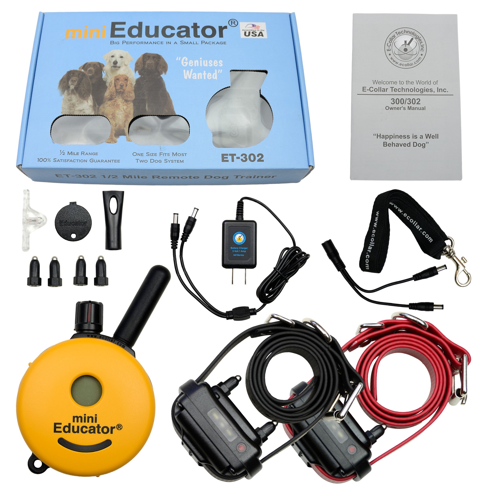 E Collar Technologies ET 300 Mini 1 2 Mile Educator Remote Trainer Redline K 9 Canada